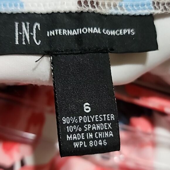 Inc International Concepts Women's Floral Print Skirt Sz 6 - Picture 6 of 6